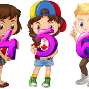 Matemática Educação Infantil III – Números de 50 a 59, números de 1 a 10 escritos por extenso e subtração.