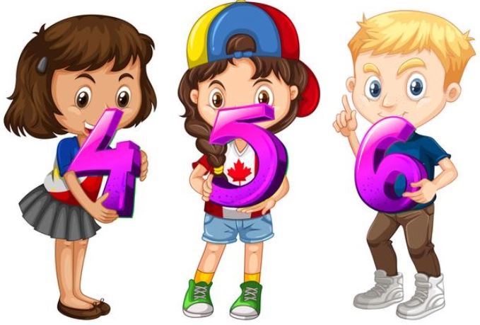 Matemática Educação Infantil III - Números de 50 a 59, números de 1 a 10 escritos por extenso e subtração.